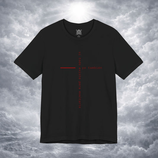 Yo También — Apocalipsis 4:11 Camiseta Cristiana Cruz Tipográfica | Christ Scouts