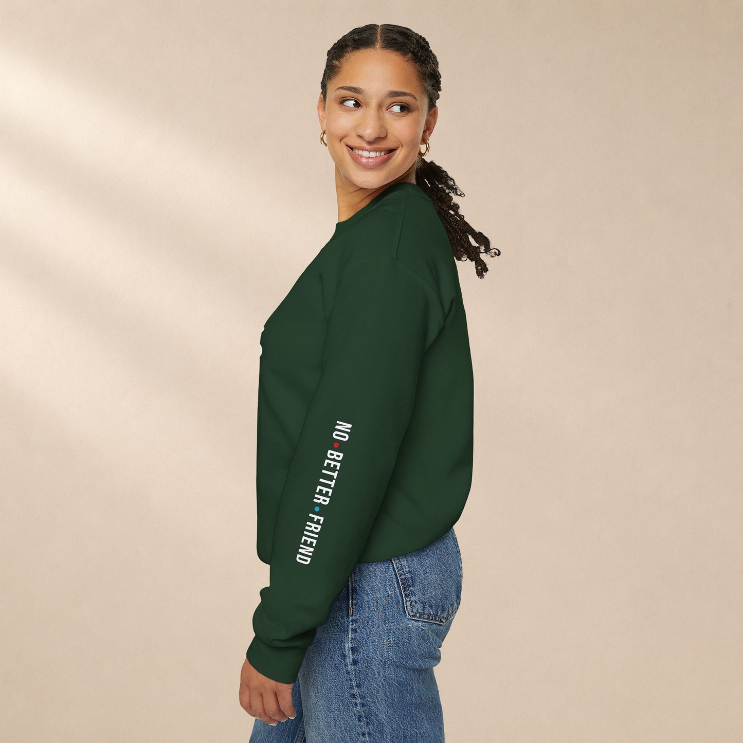 JESUS Crewneck Sweatshirt | Christian Streetwear | Faith Apparel