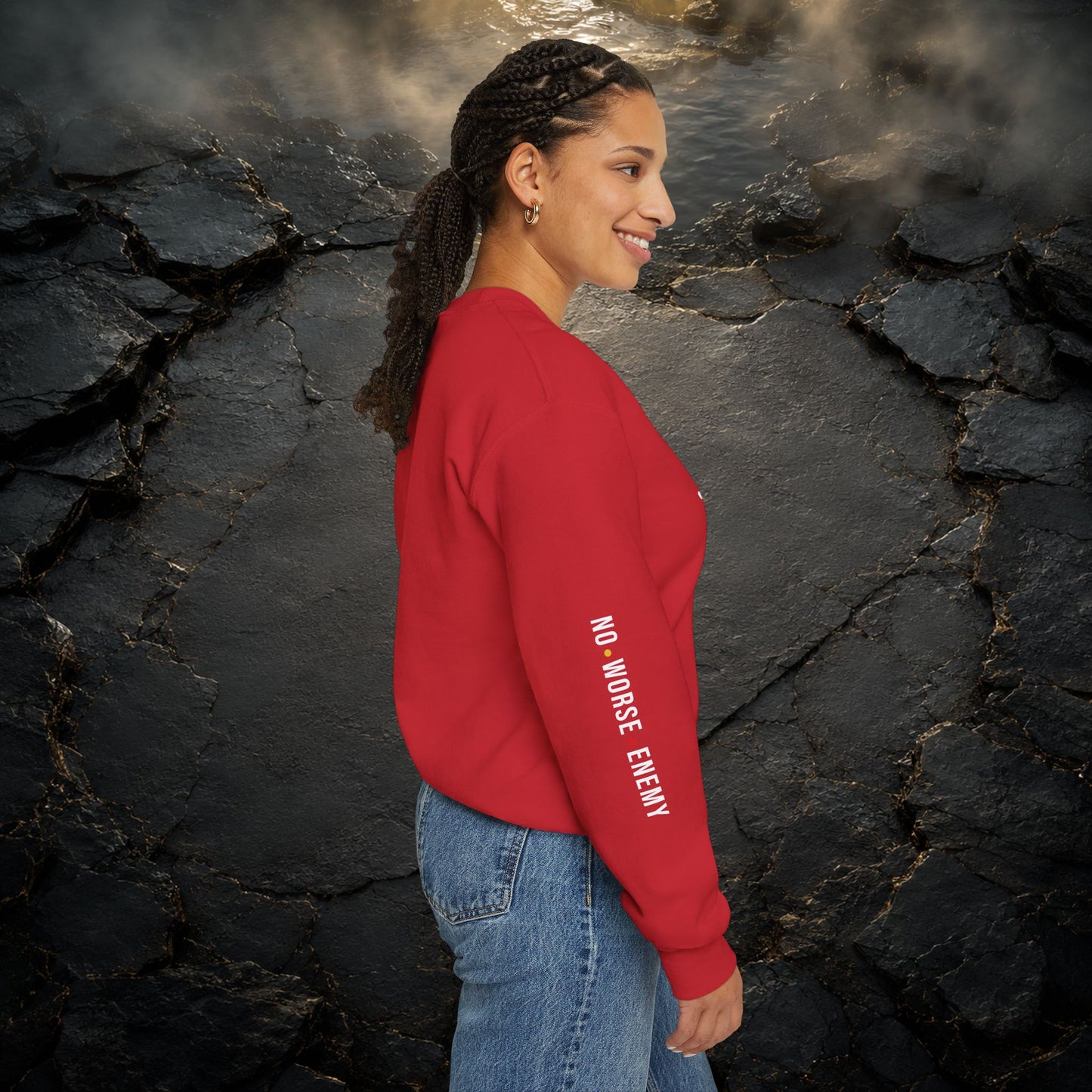 JESUS Crewneck Sweatshirt | Christian Streetwear | Faith Apparel