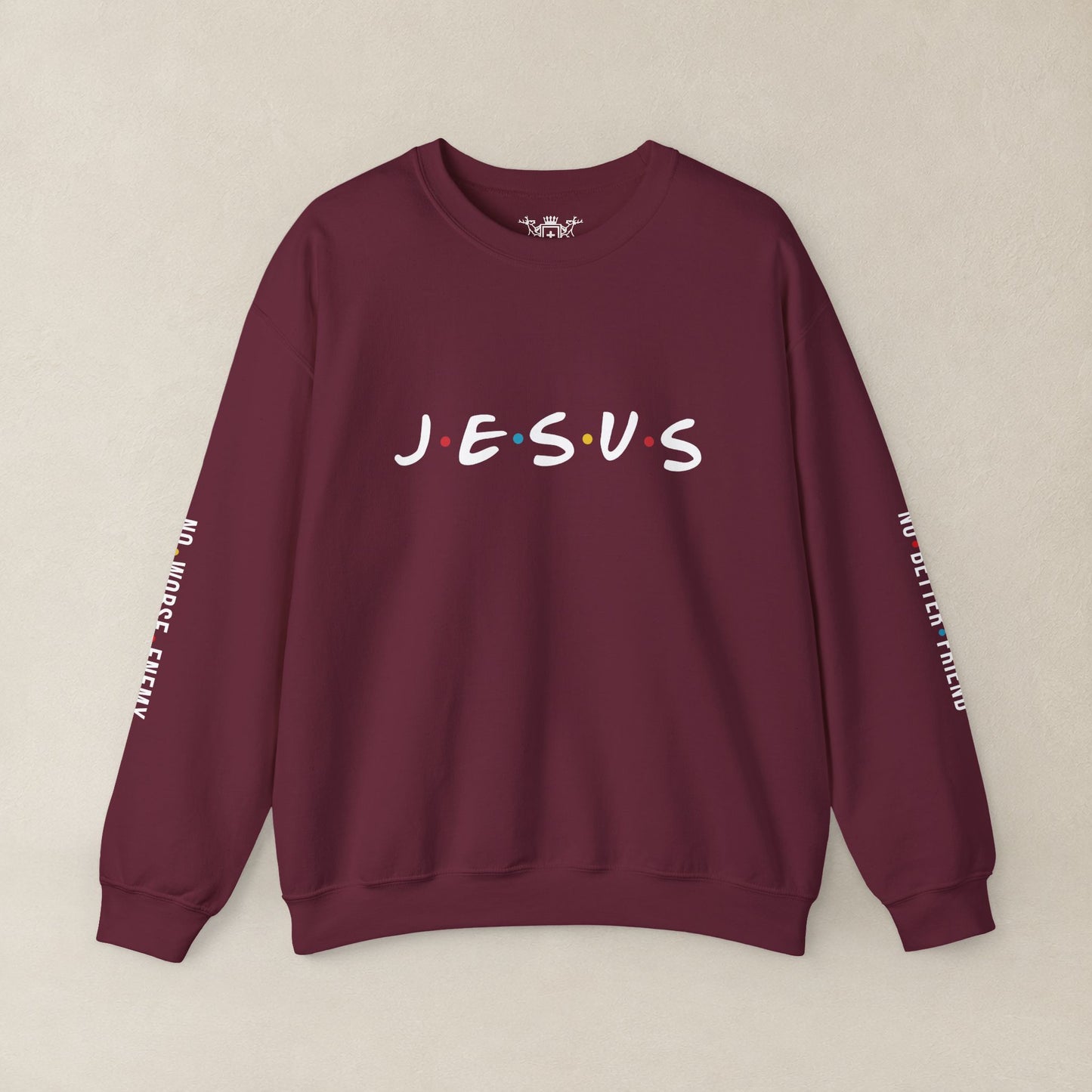 JESUS Crewneck Sweatshirt | Christian Streetwear | Faith Apparel
