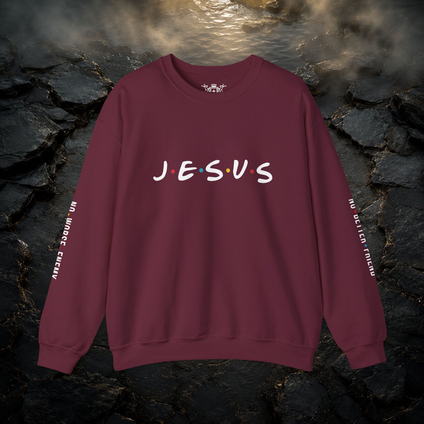JESUS Crewneck Sweatshirt | Christian Streetwear | Faith Apparel