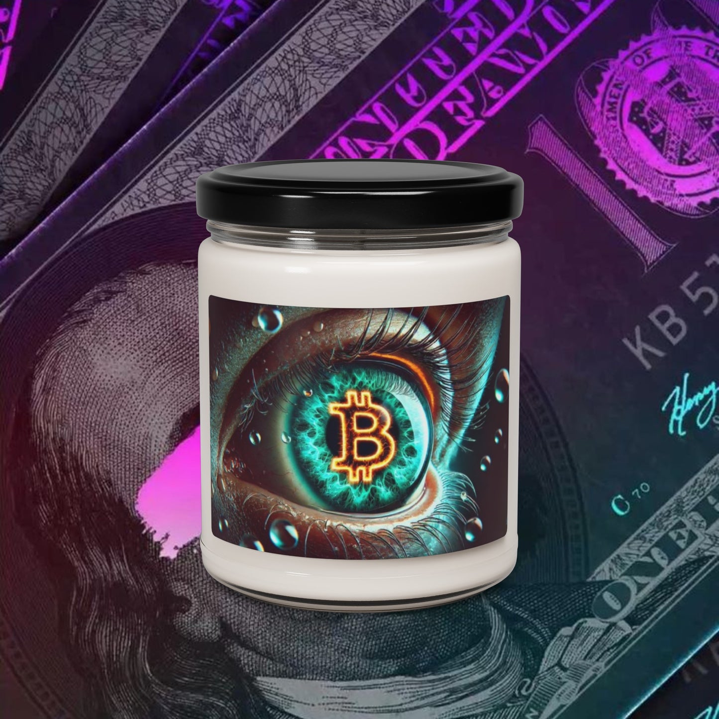 Scented Soy Candle - Bitcoin  BTC