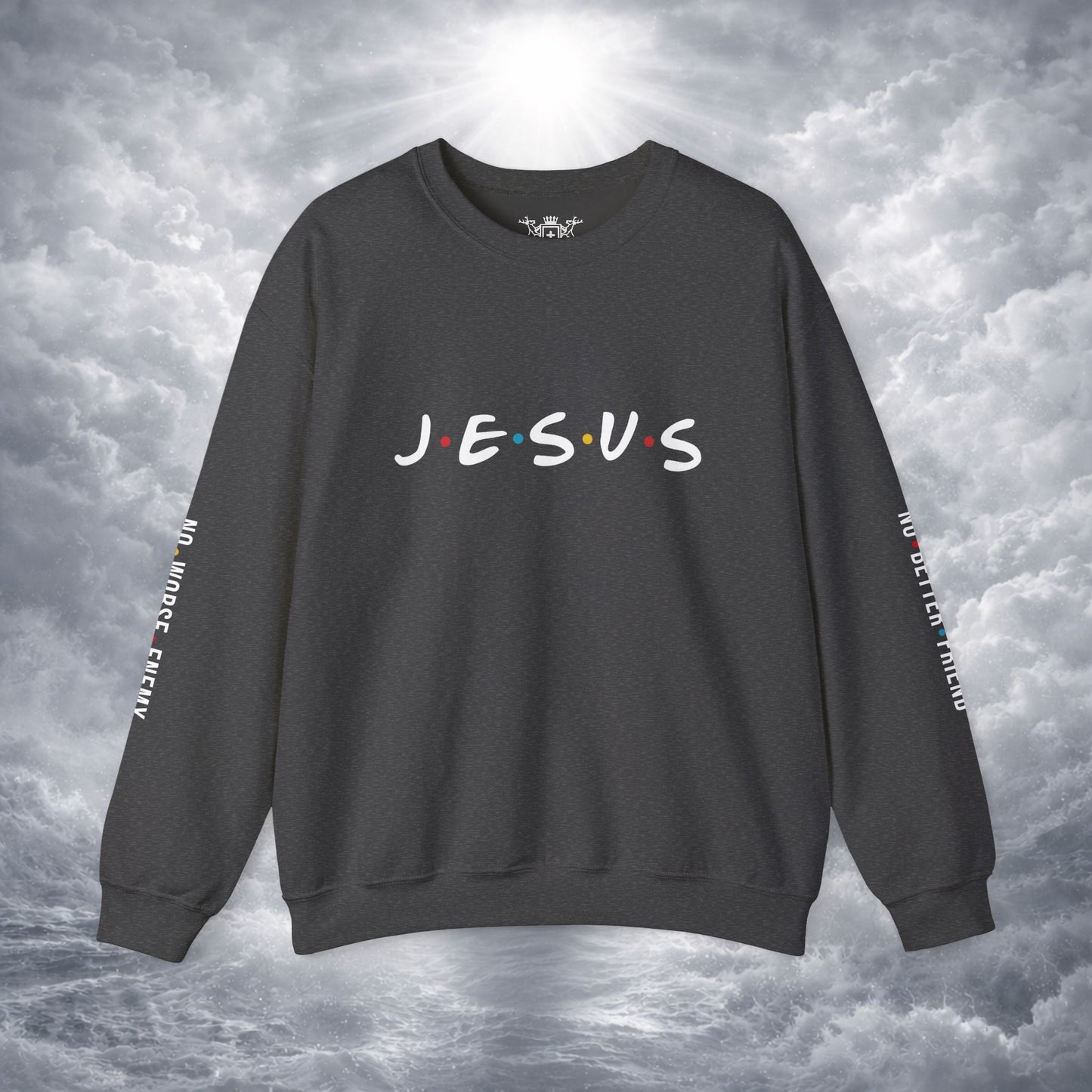 JESUS Crewneck Sweatshirt | Christian Streetwear | Faith Apparel