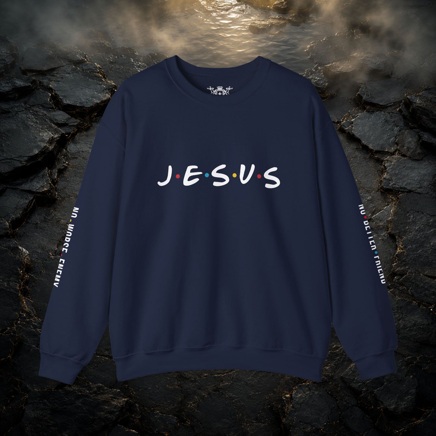JESUS Crewneck Sweatshirt | Christian Streetwear | Faith Apparel