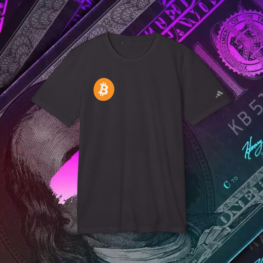 adidas® Unisex Sport T-shirt ( Bitcoin - BTC )