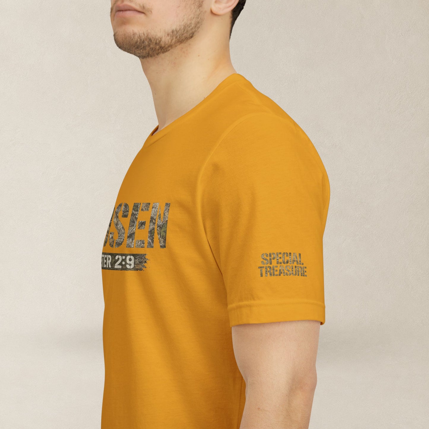 CHOSEN Camo Tee, Royal Priesthood, Special Treasure | 1 Peter 2:9 Christian Apparel
