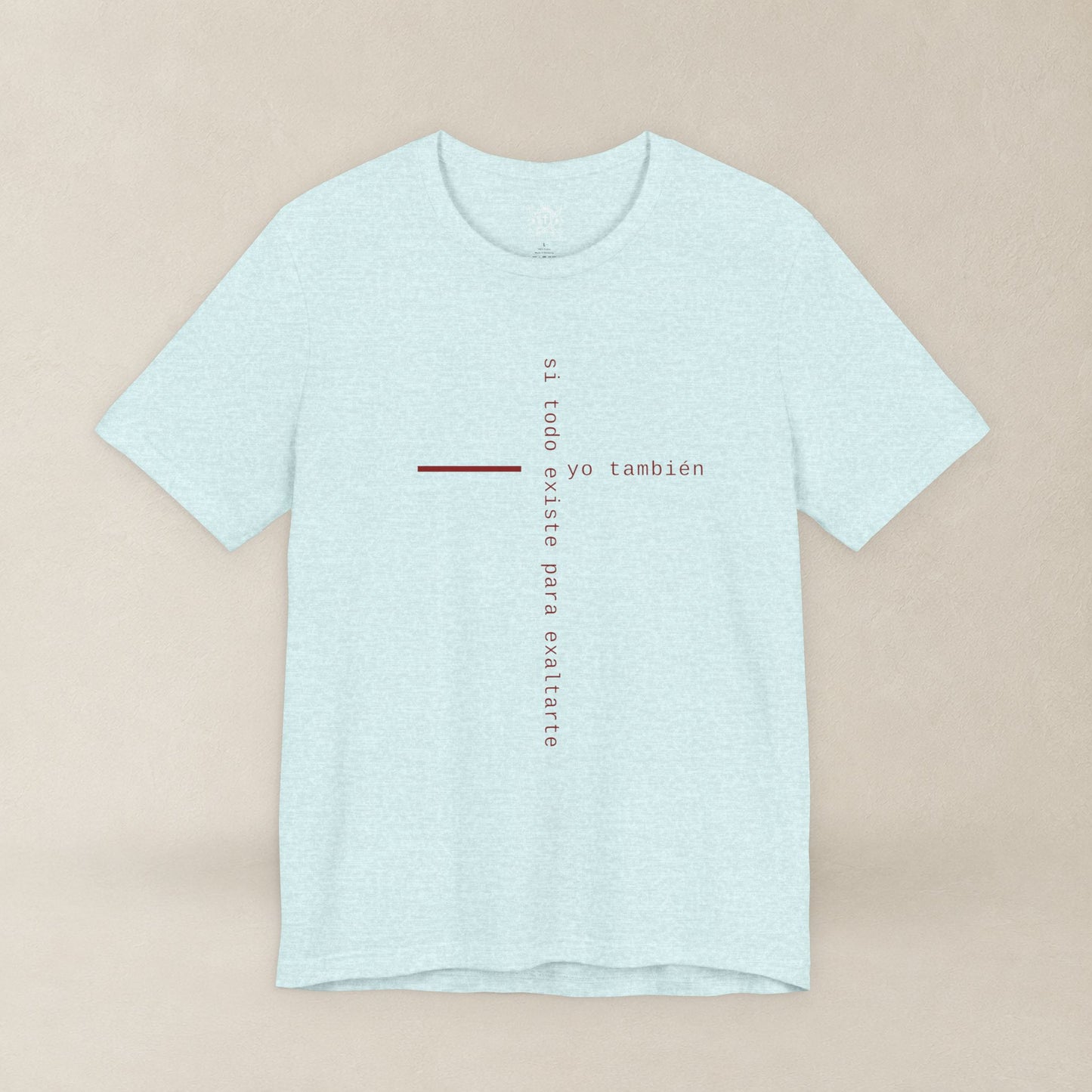 Yo También — Apocalipsis 4:11 Camiseta Cristiana Cruz Tipográfica | Christ Scouts