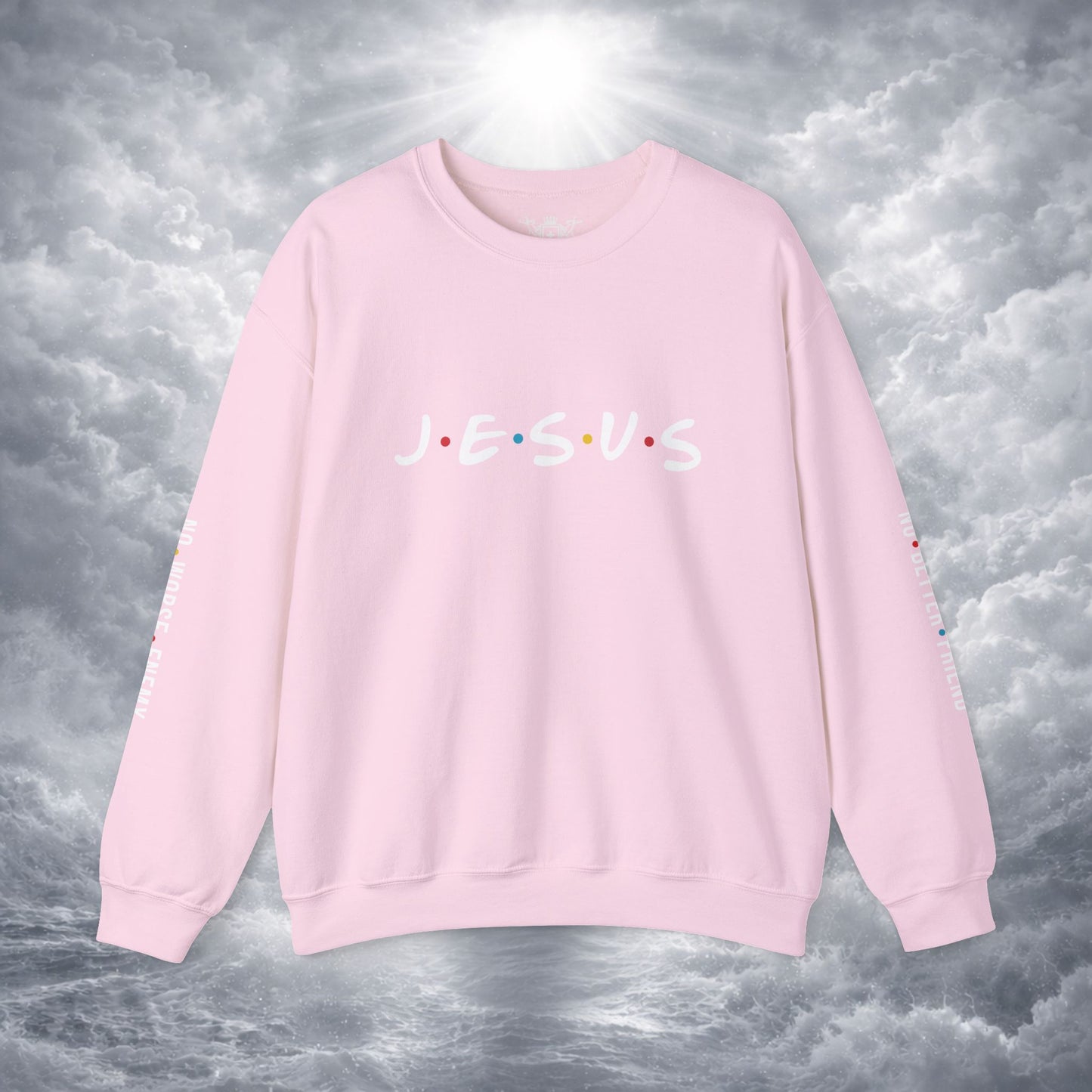 JESUS Crewneck Sweatshirt | Christian Streetwear | Faith Apparel