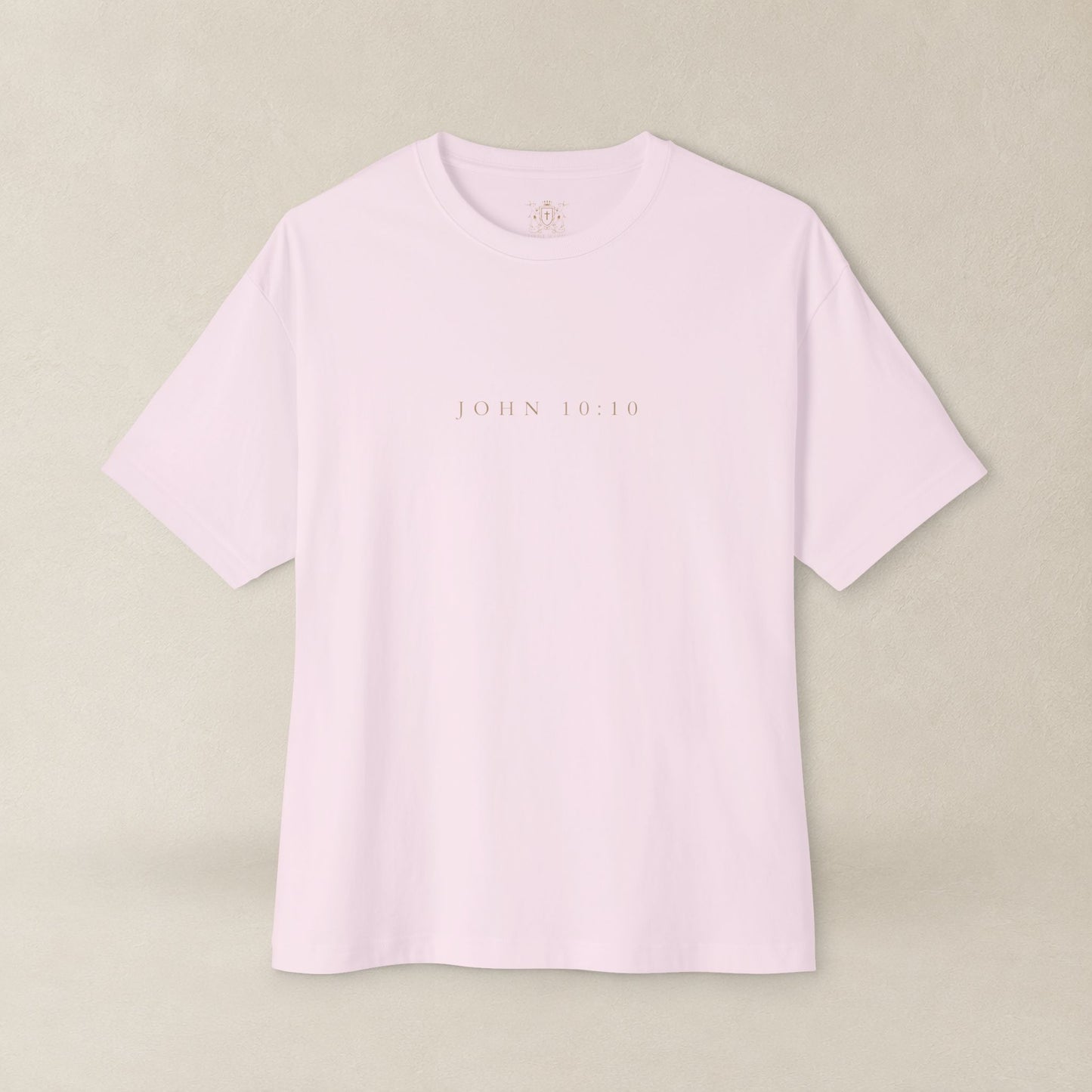 Abundant Life Oversized Boxy Tee | John 10:10 Christian Shirt | Have Life Abundantly