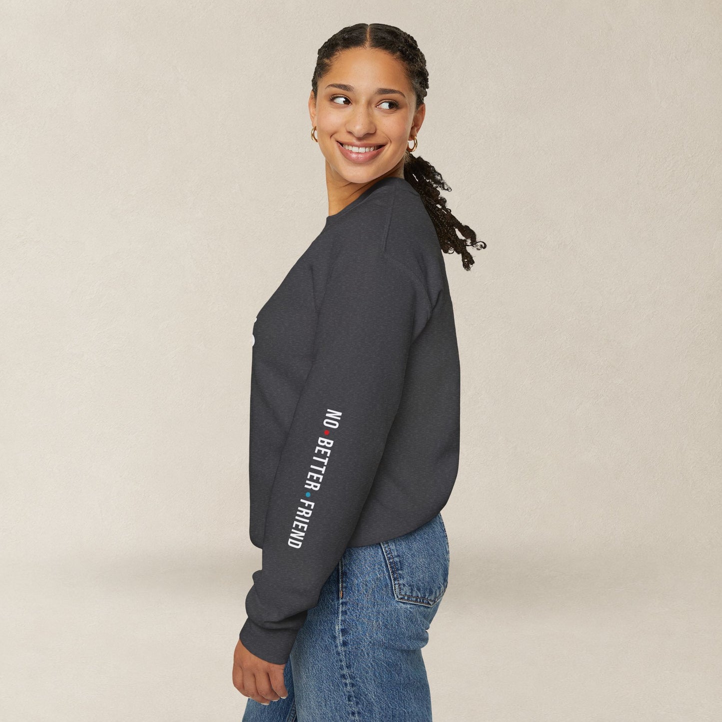 JESUS Crewneck Sweatshirt | Christian Streetwear | Faith Apparel