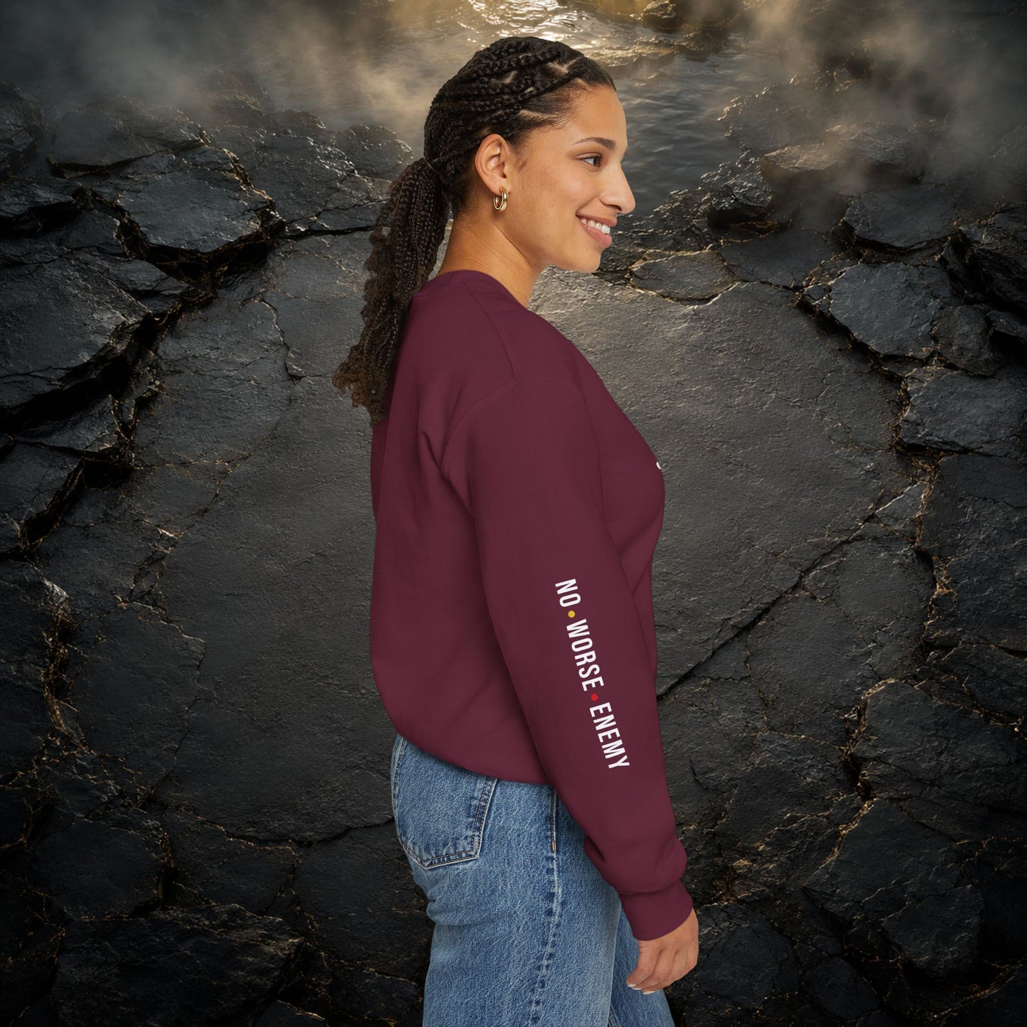 JESUS Crewneck Sweatshirt | Christian Streetwear | Faith Apparel