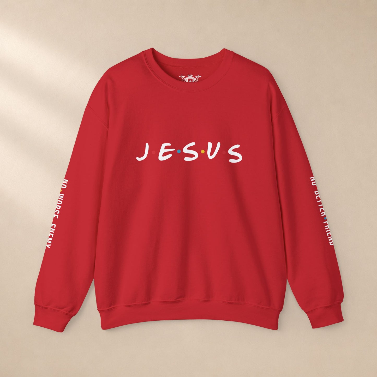 JESUS Crewneck Sweatshirt | Christian Streetwear | Faith Apparel