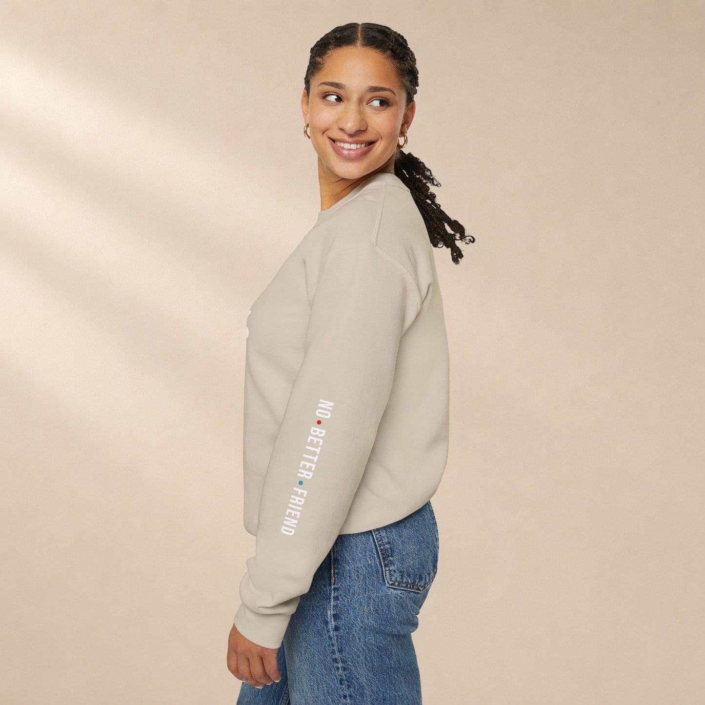 JESUS Crewneck Sweatshirt | Christian Streetwear | Faith Apparel