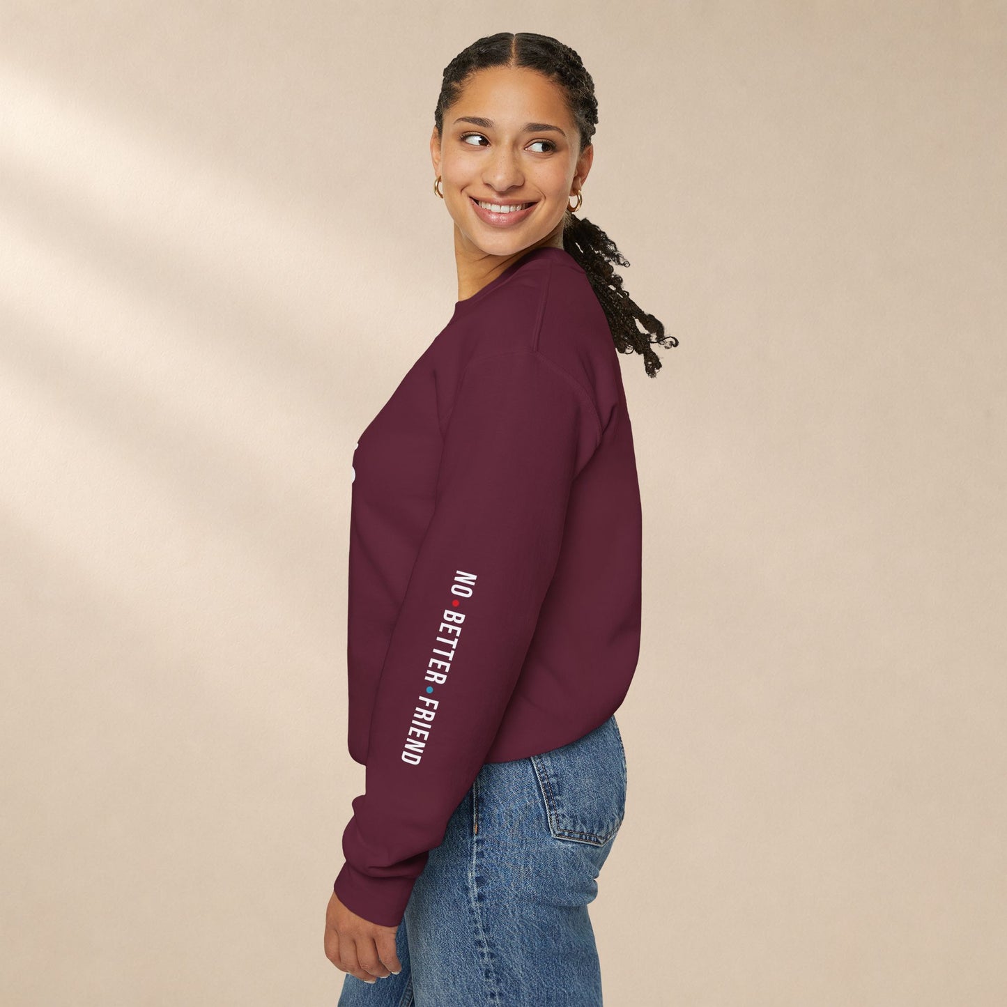 JESUS Crewneck Sweatshirt | Christian Streetwear | Faith Apparel