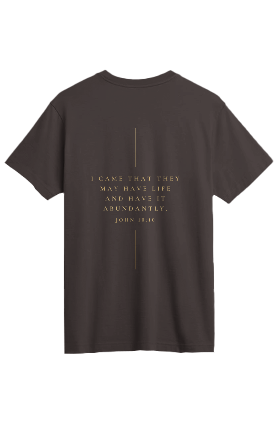 John 10 10 Abundant Life Supima Tee