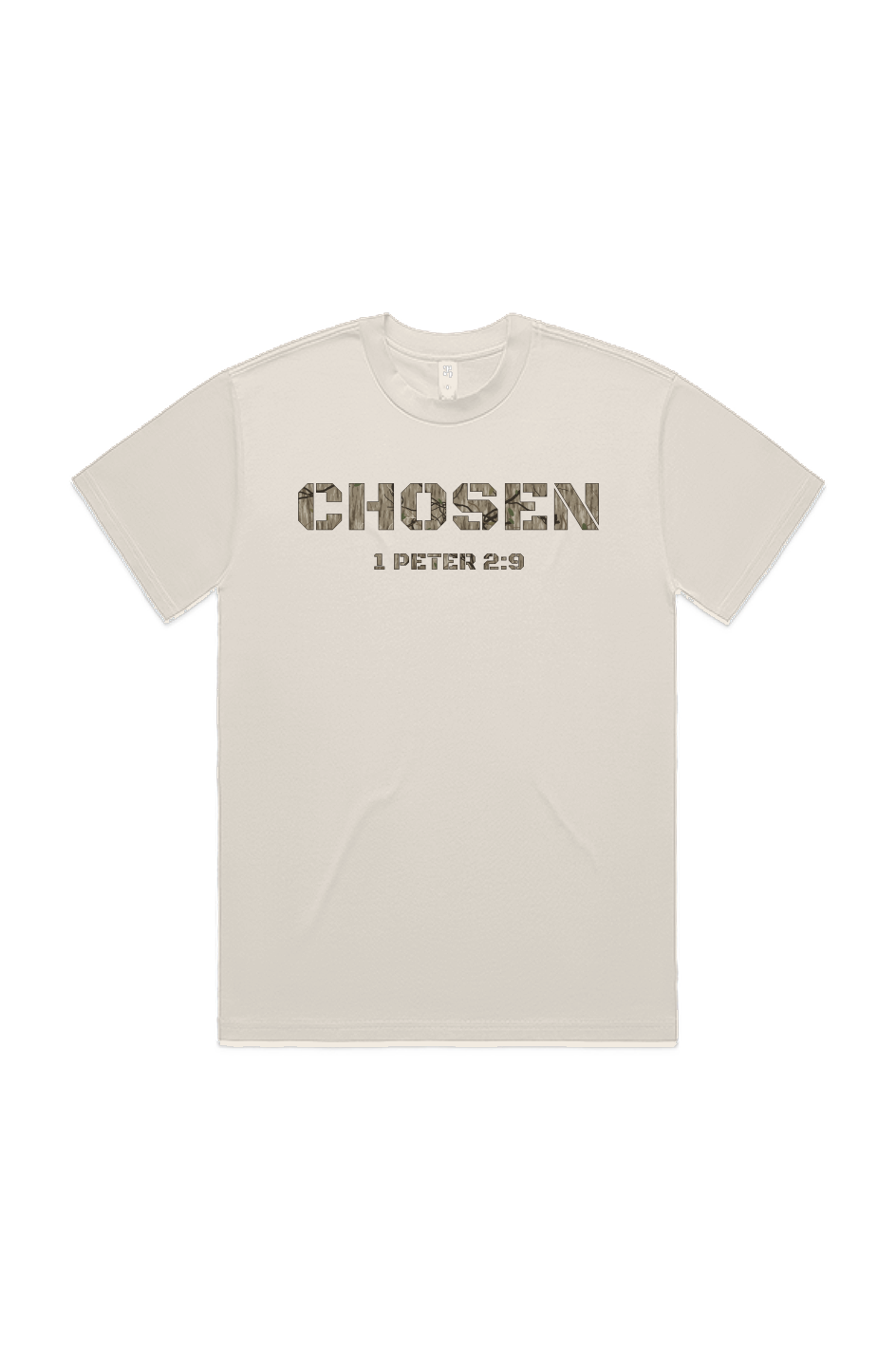 CHOSEN 1 Peter 2 9 Camo Heavy Tee