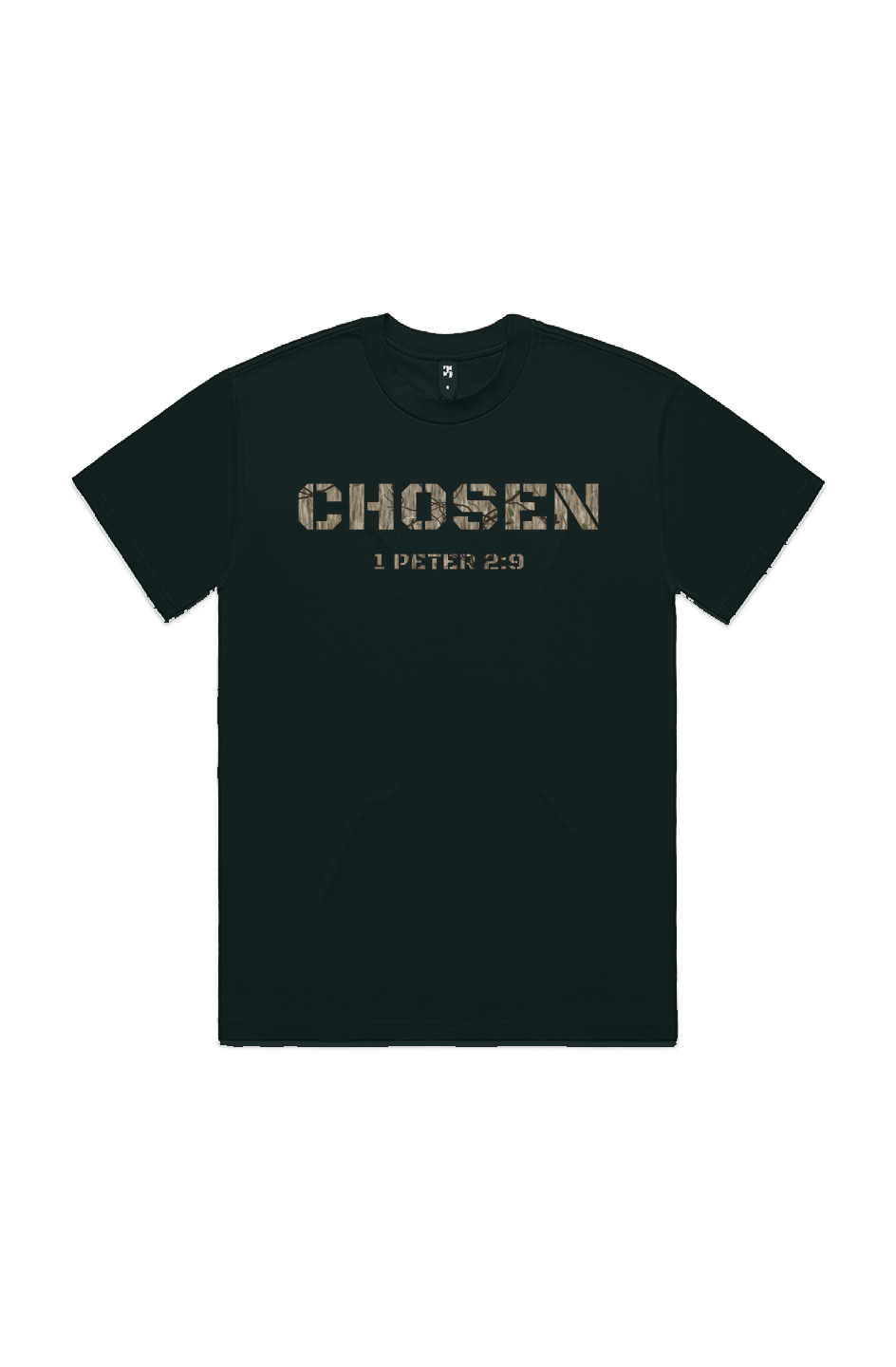 CHOSEN 1 Peter 2 9 Camo Heavy Tee