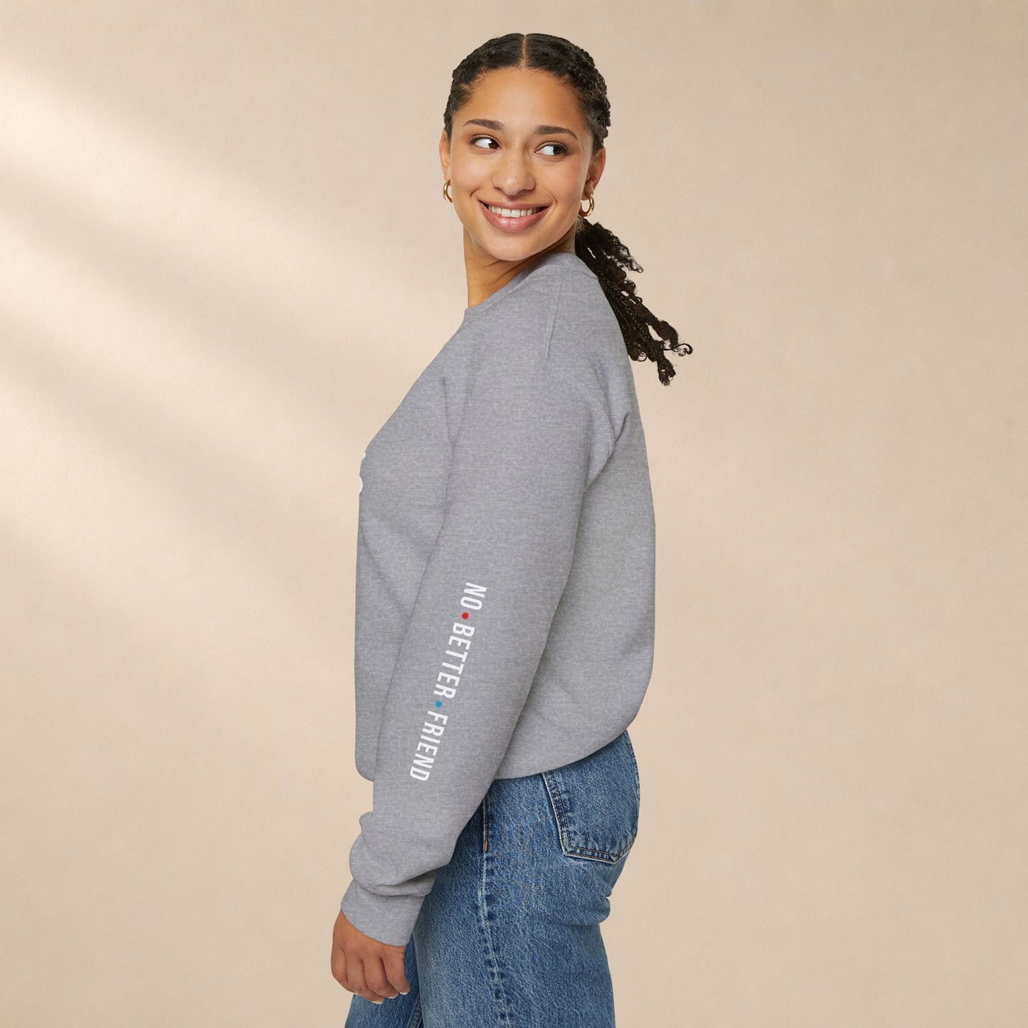 JESUS Crewneck Sweatshirt | Christian Streetwear | Faith Apparel