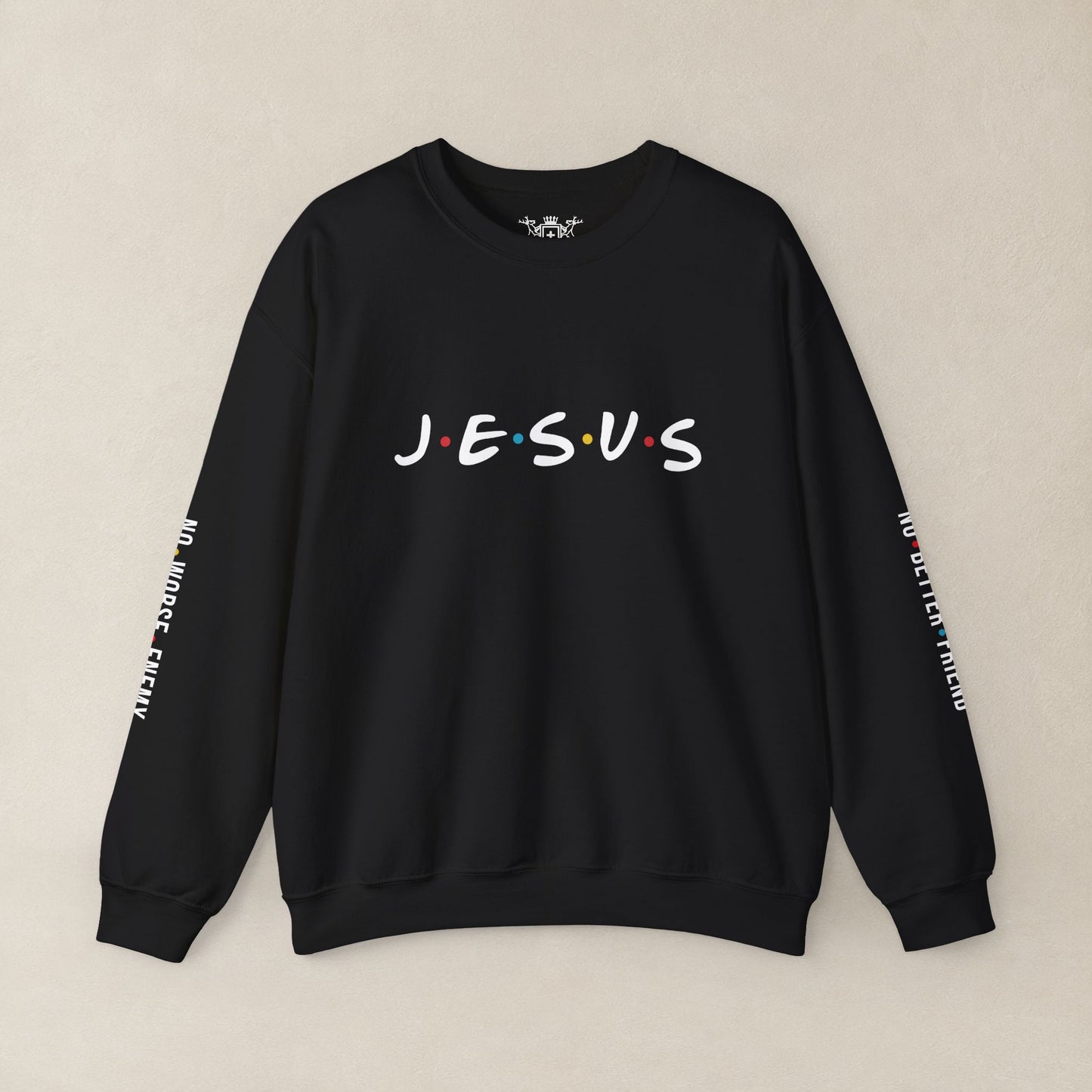 JESUS Crewneck Sweatshirt | Christian Streetwear | Faith Apparel