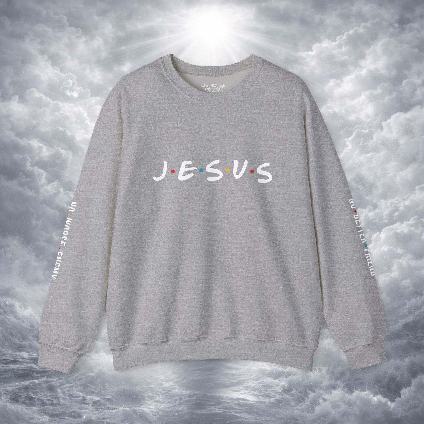 JESUS Crewneck Sweatshirt | Christian Streetwear | Faith Apparel