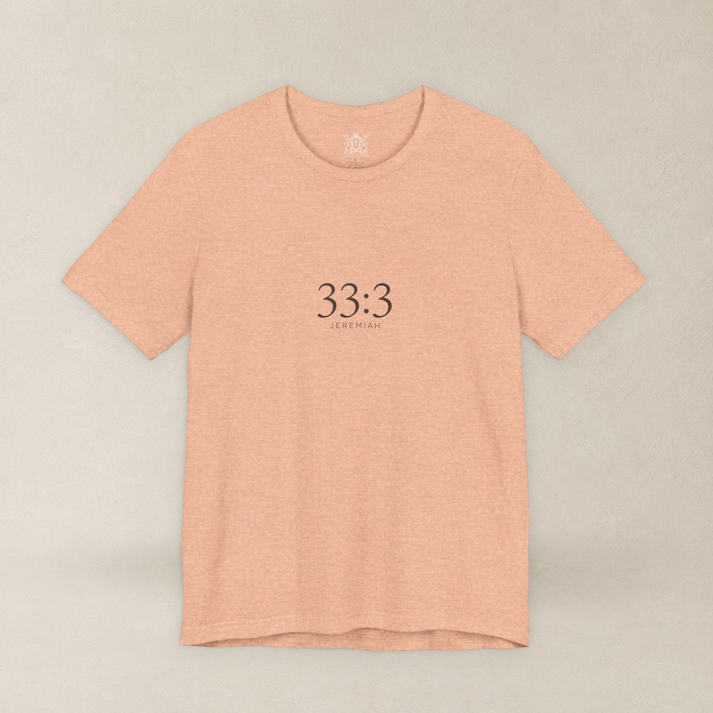 Jeremiah 33:3 Shirt - Beyond What You Know | Call to Me | Christian Apparel