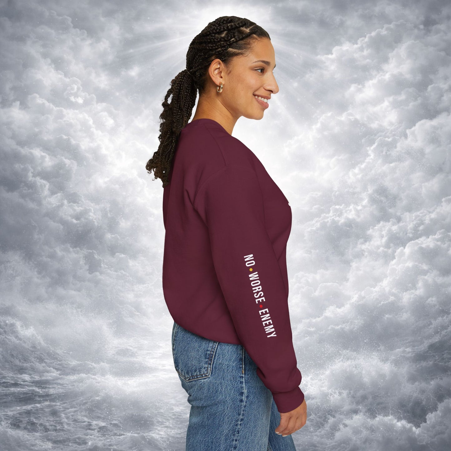 JESUS Crewneck Sweatshirt | Christian Streetwear | Faith Apparel