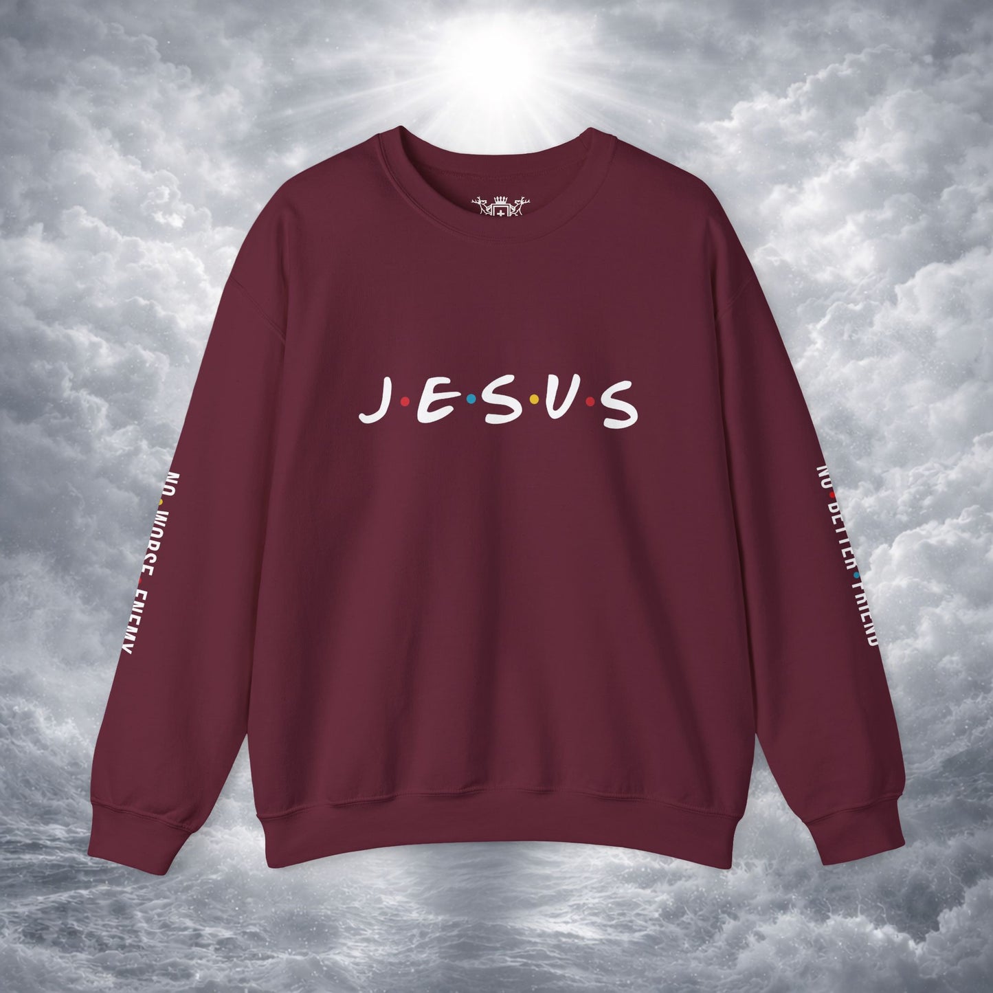 JESUS Crewneck Sweatshirt | Christian Streetwear | Faith Apparel