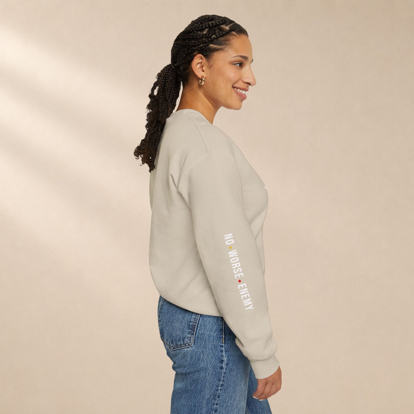 JESUS Crewneck Sweatshirt | Christian Streetwear | Faith Apparel