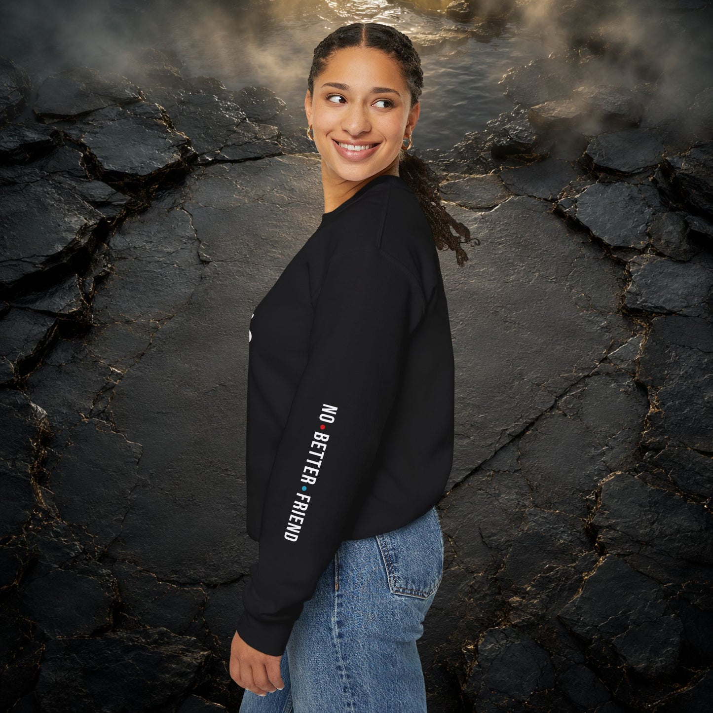 JESUS Crewneck Sweatshirt | Christian Streetwear | Faith Apparel