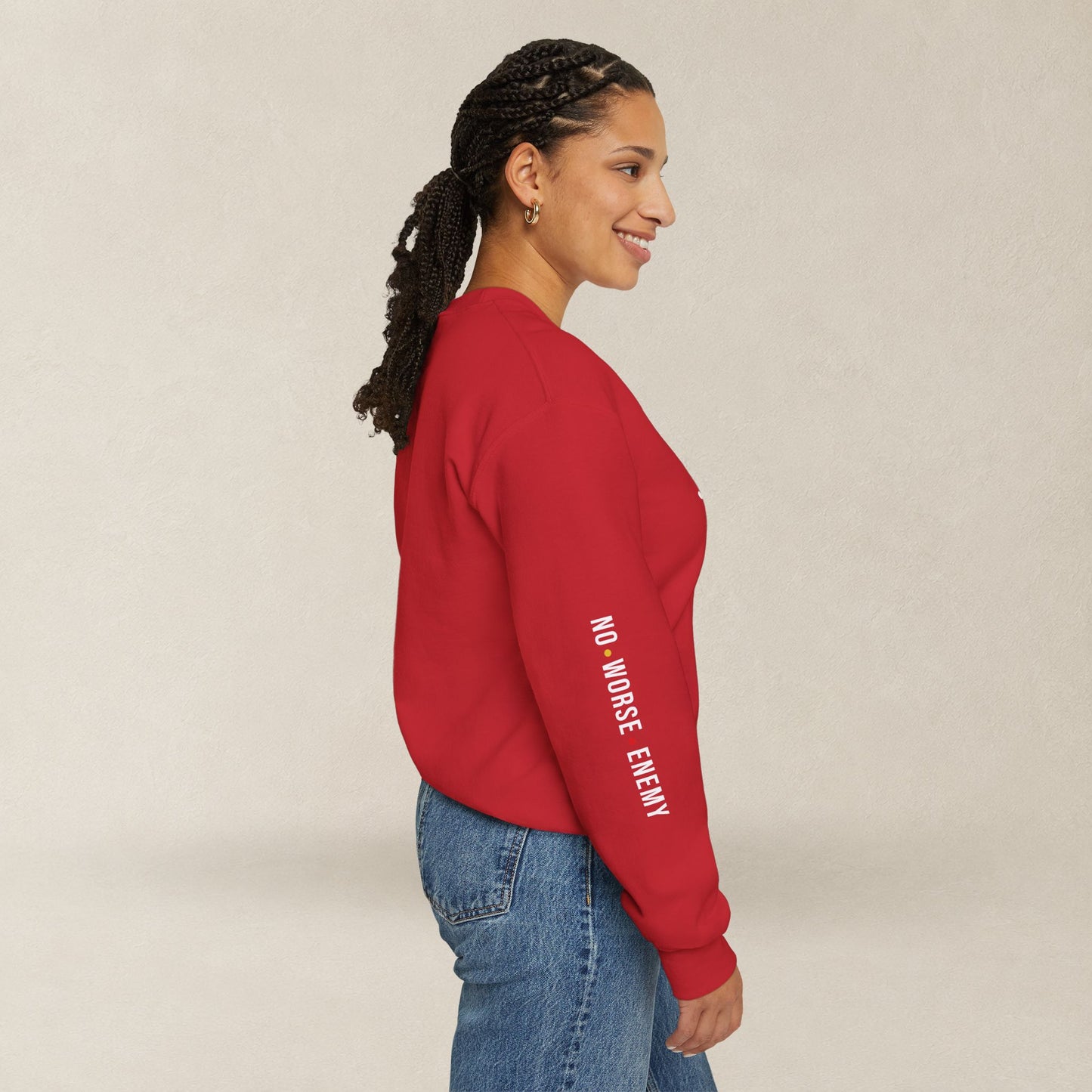 JESUS Crewneck Sweatshirt | Christian Streetwear | Faith Apparel