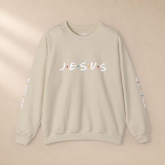 JESUS Crewneck Sweatshirt | Christian Streetwear | Faith Apparel