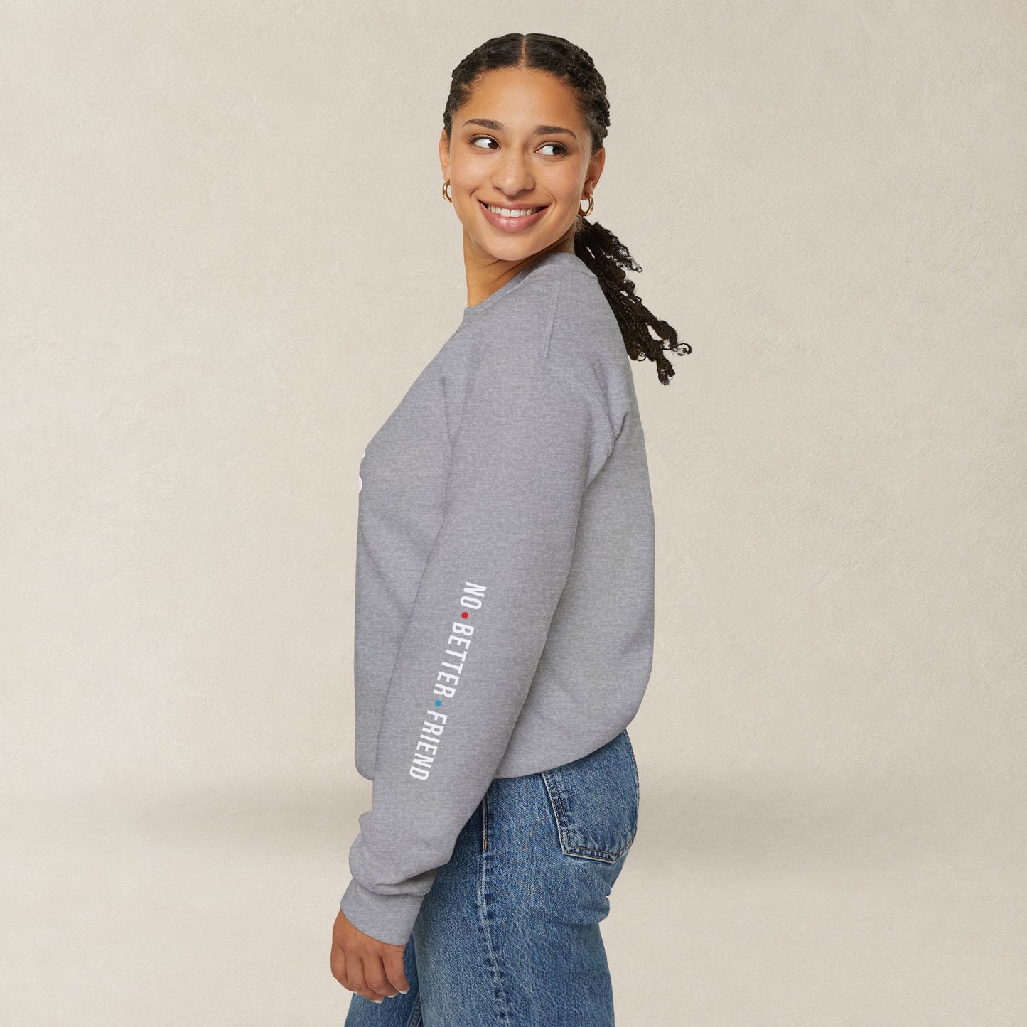 JESUS Crewneck Sweatshirt | Christian Streetwear | Faith Apparel