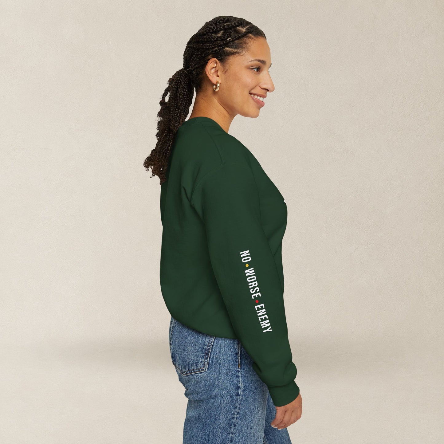 JESUS Crewneck Sweatshirt | Christian Streetwear | Faith Apparel