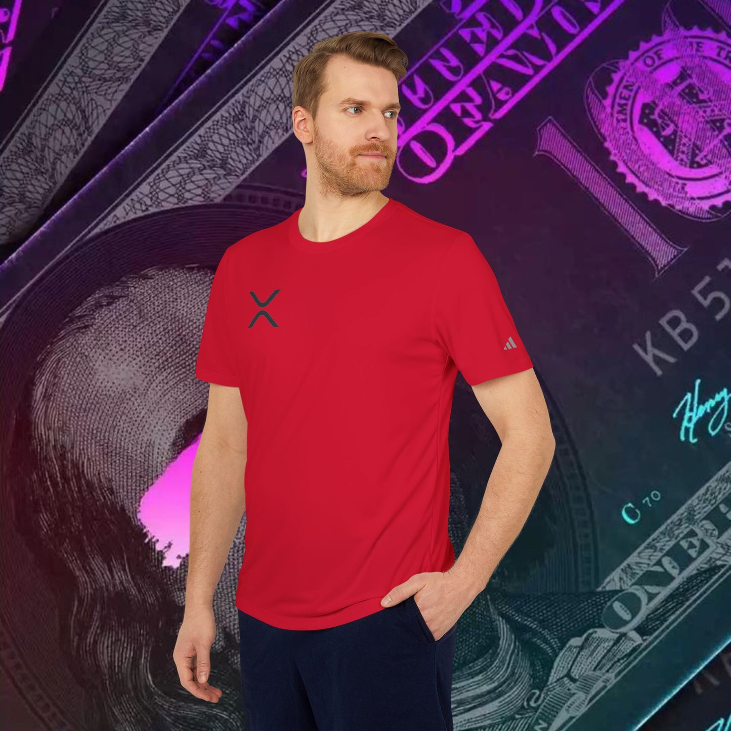 adidas® Unisex Sport T-shirt ( Ripple - XRP)