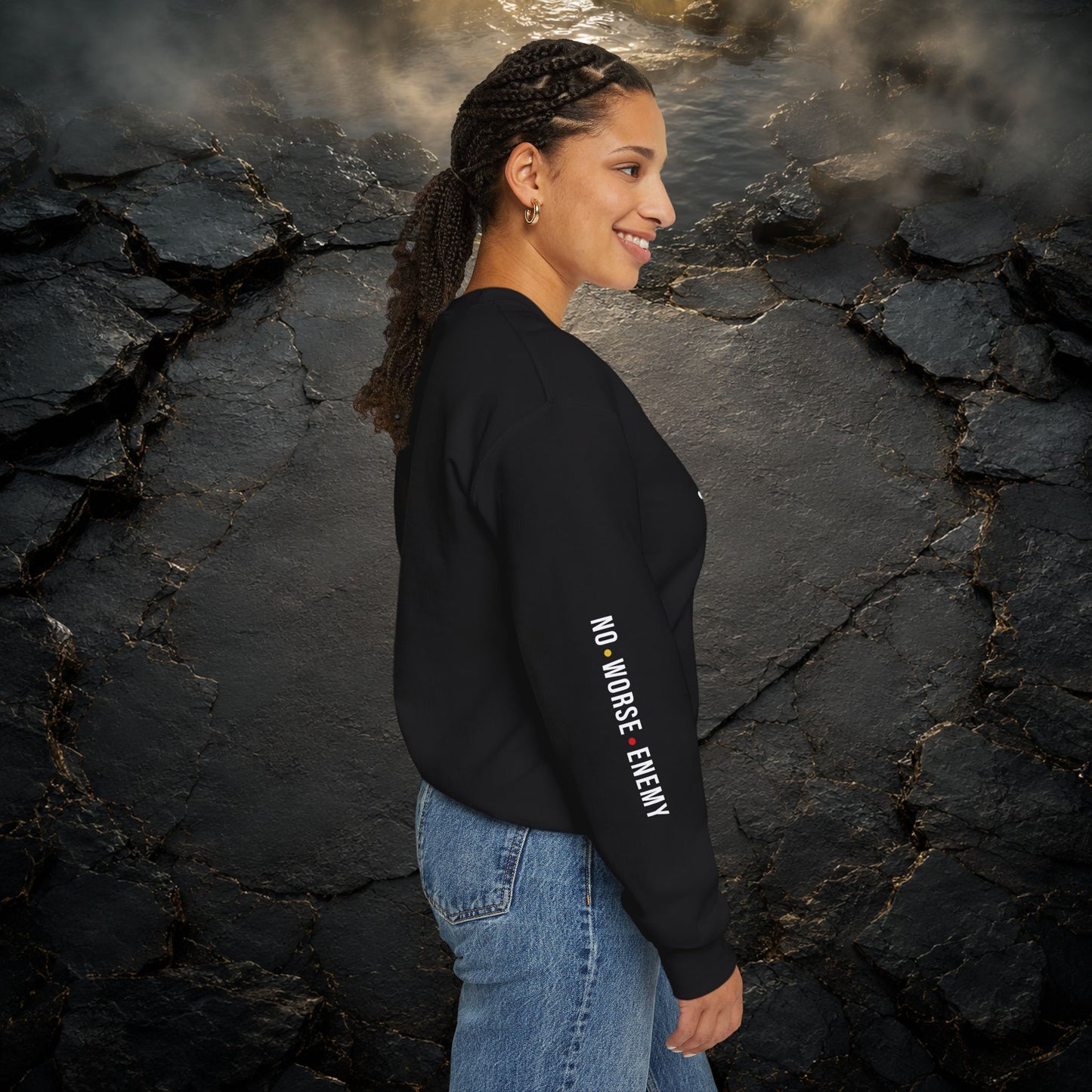 JESUS Crewneck Sweatshirt | Christian Streetwear | Faith Apparel