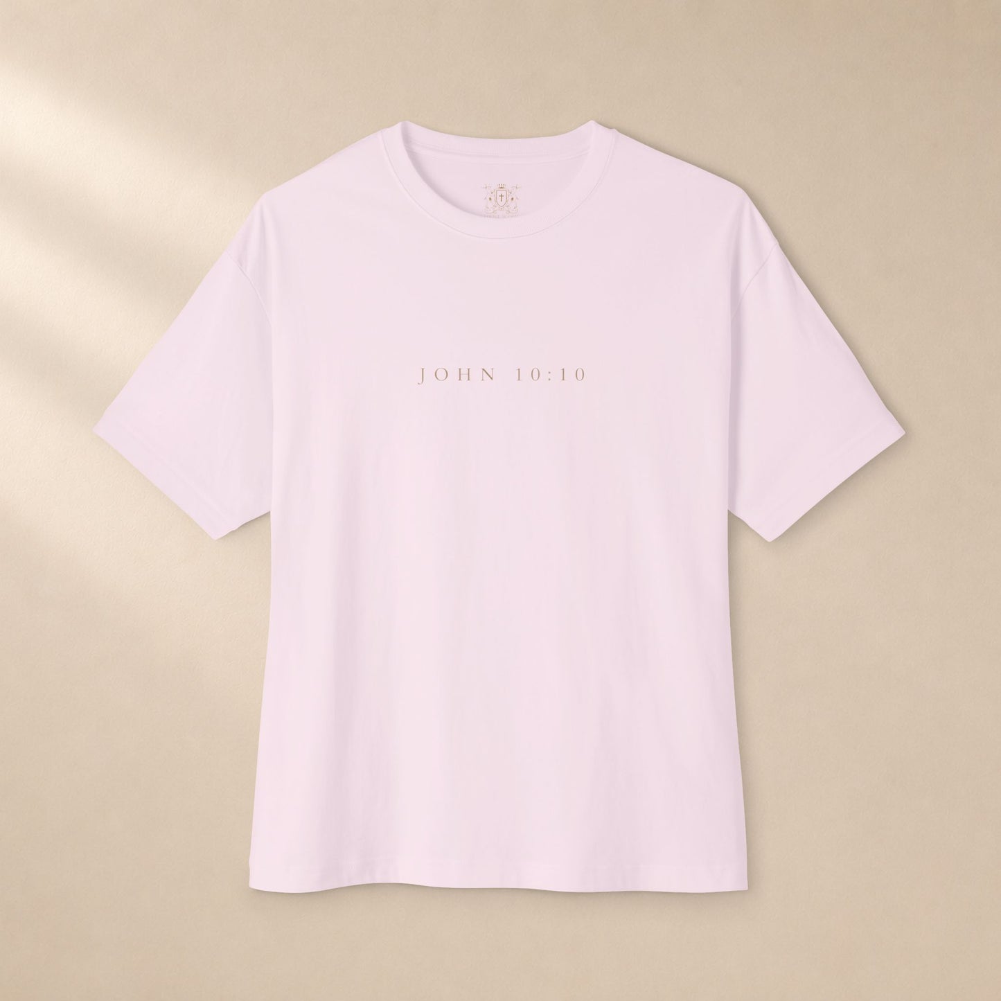 Abundant Life Oversized Boxy Tee | John 10:10 Christian Shirt | Have Life Abundantly