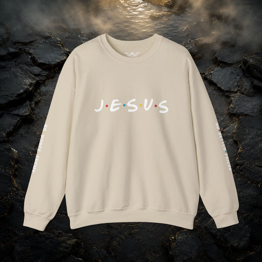 JESUS Crewneck Sweatshirt | Christian Streetwear | Faith Apparel