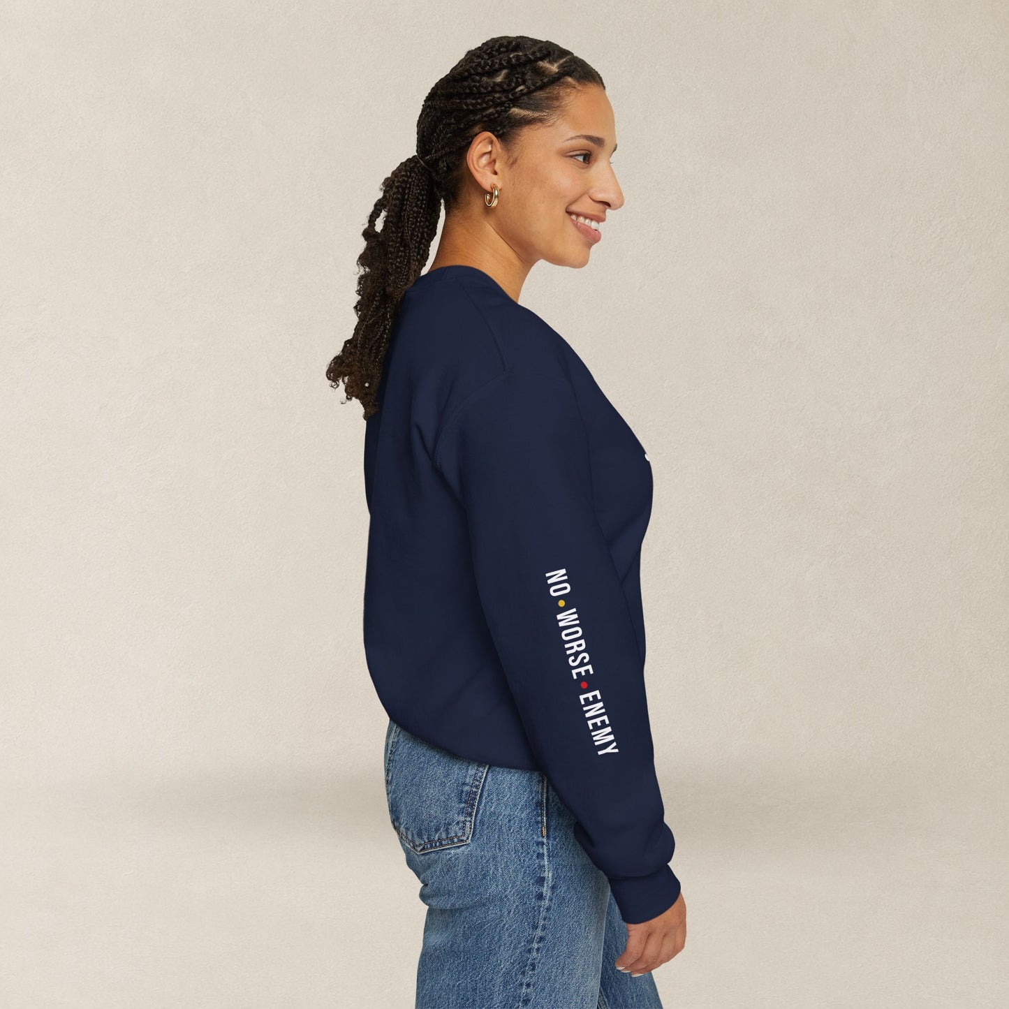JESUS Crewneck Sweatshirt | Christian Streetwear | Faith Apparel