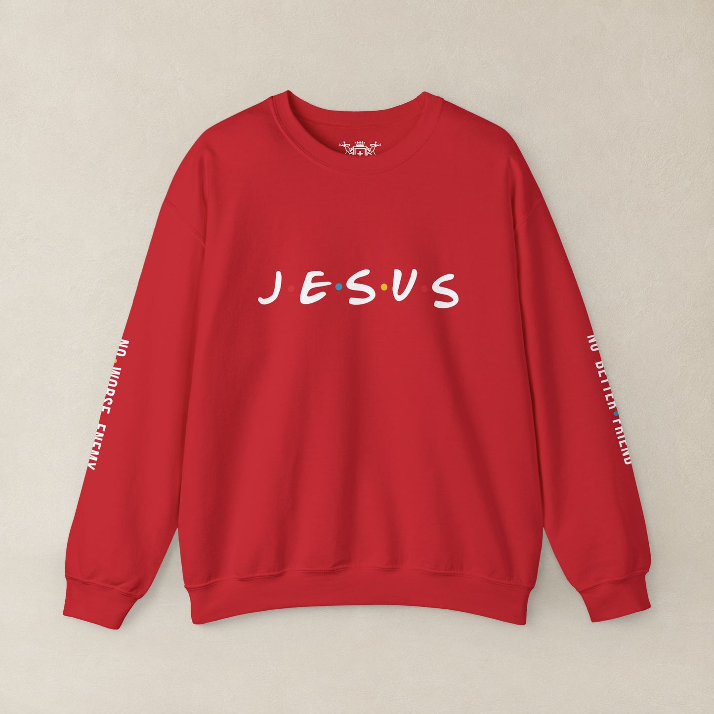 JESUS Crewneck Sweatshirt | Christian Streetwear | Faith Apparel