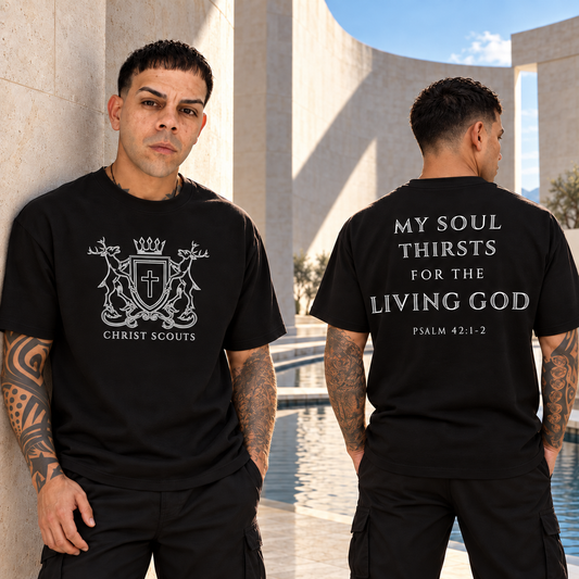 My Soul Thirsts Official Christ Scouts Tee