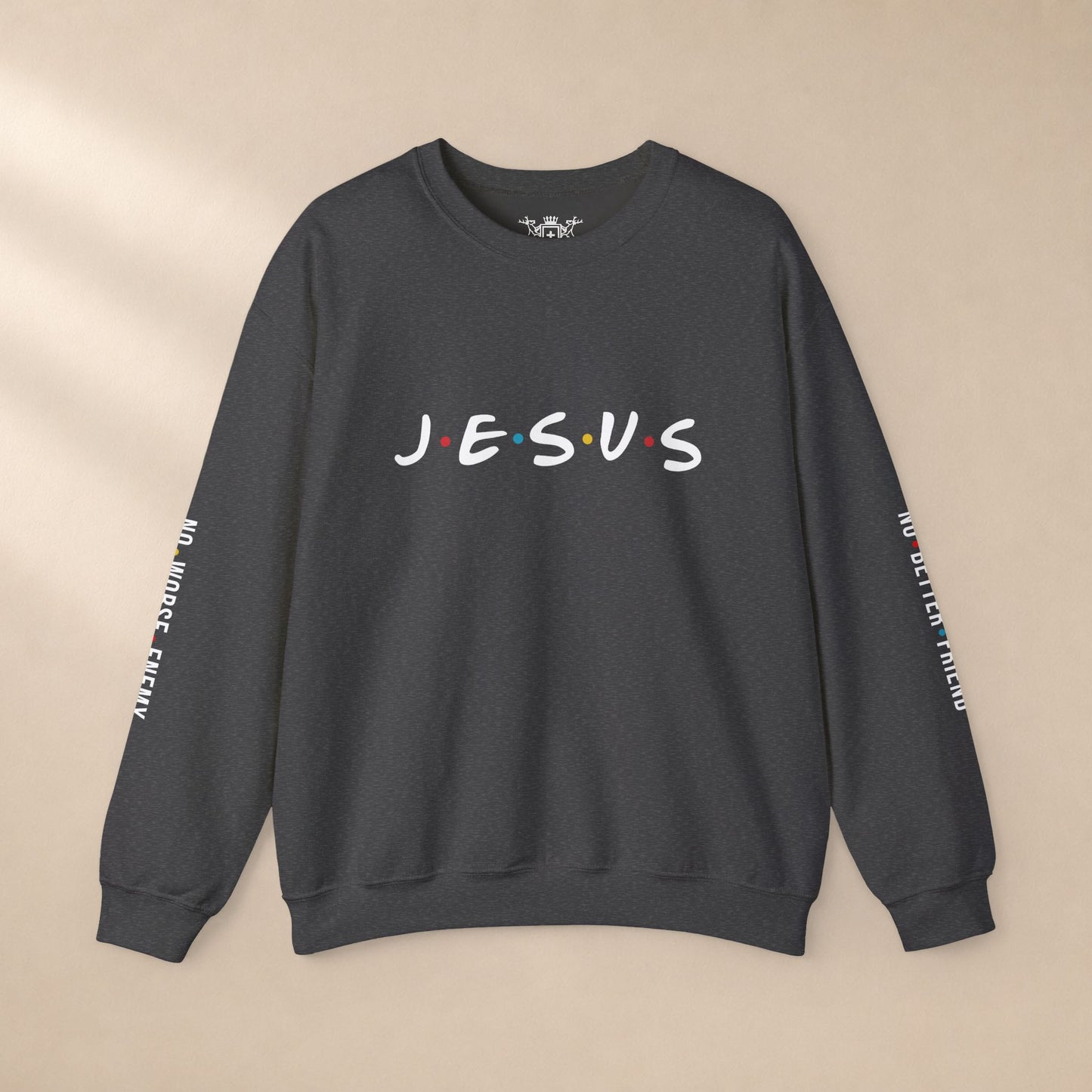 JESUS Crewneck Sweatshirt | Christian Streetwear | Faith Apparel