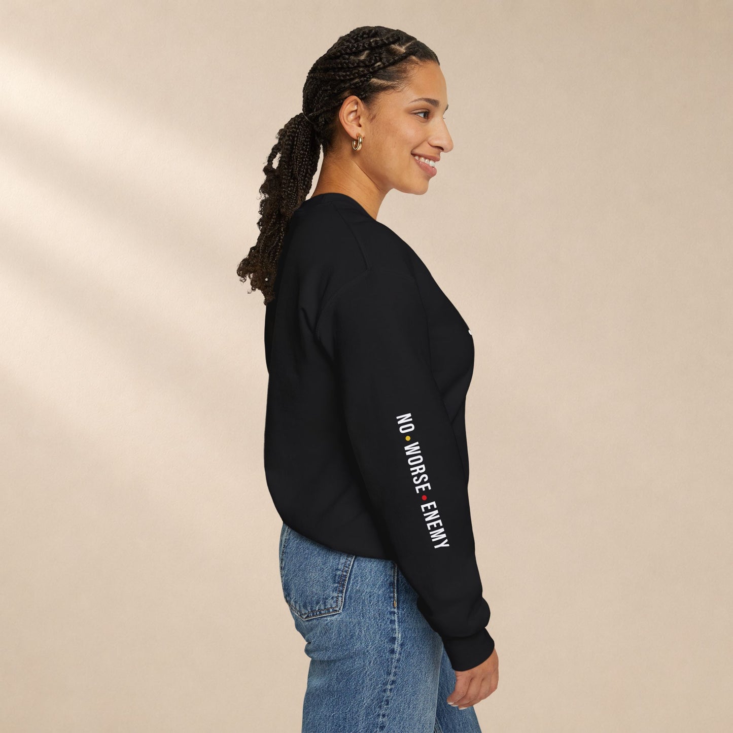 JESUS Crewneck Sweatshirt | Christian Streetwear | Faith Apparel