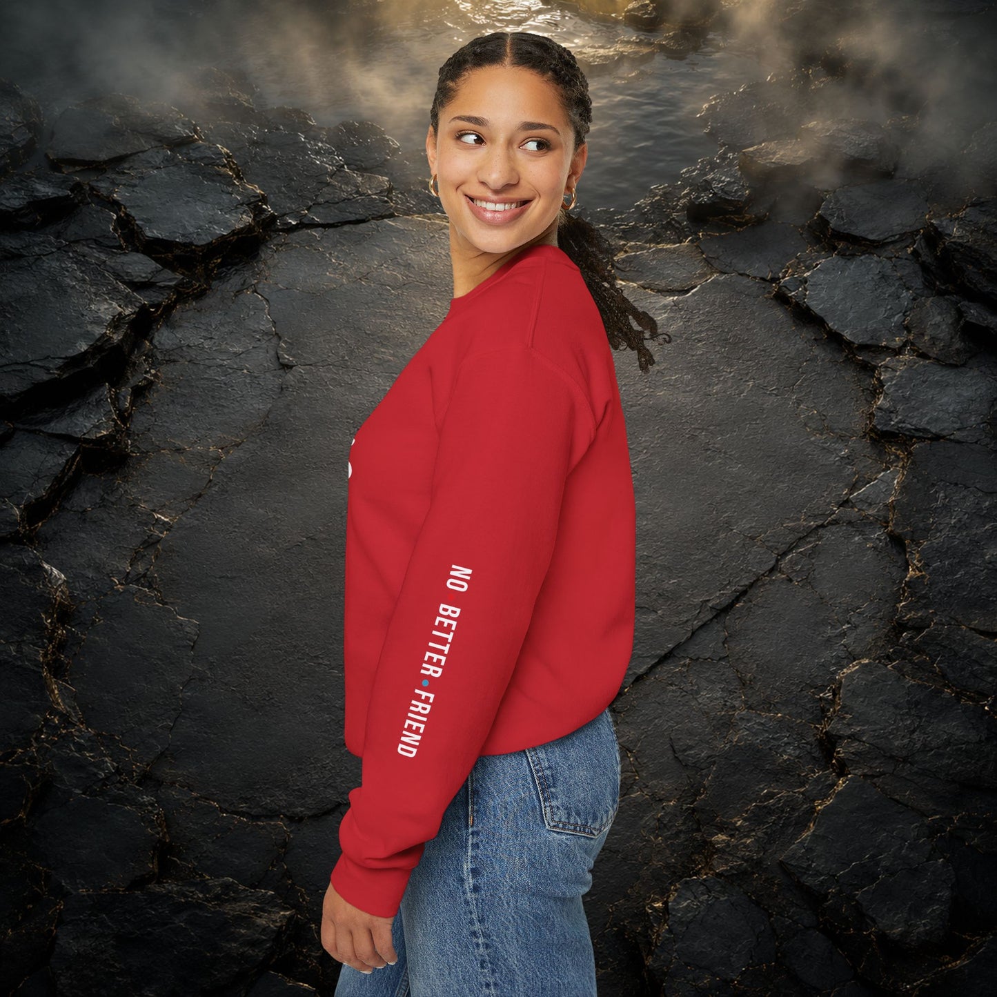 JESUS Crewneck Sweatshirt | Christian Streetwear | Faith Apparel