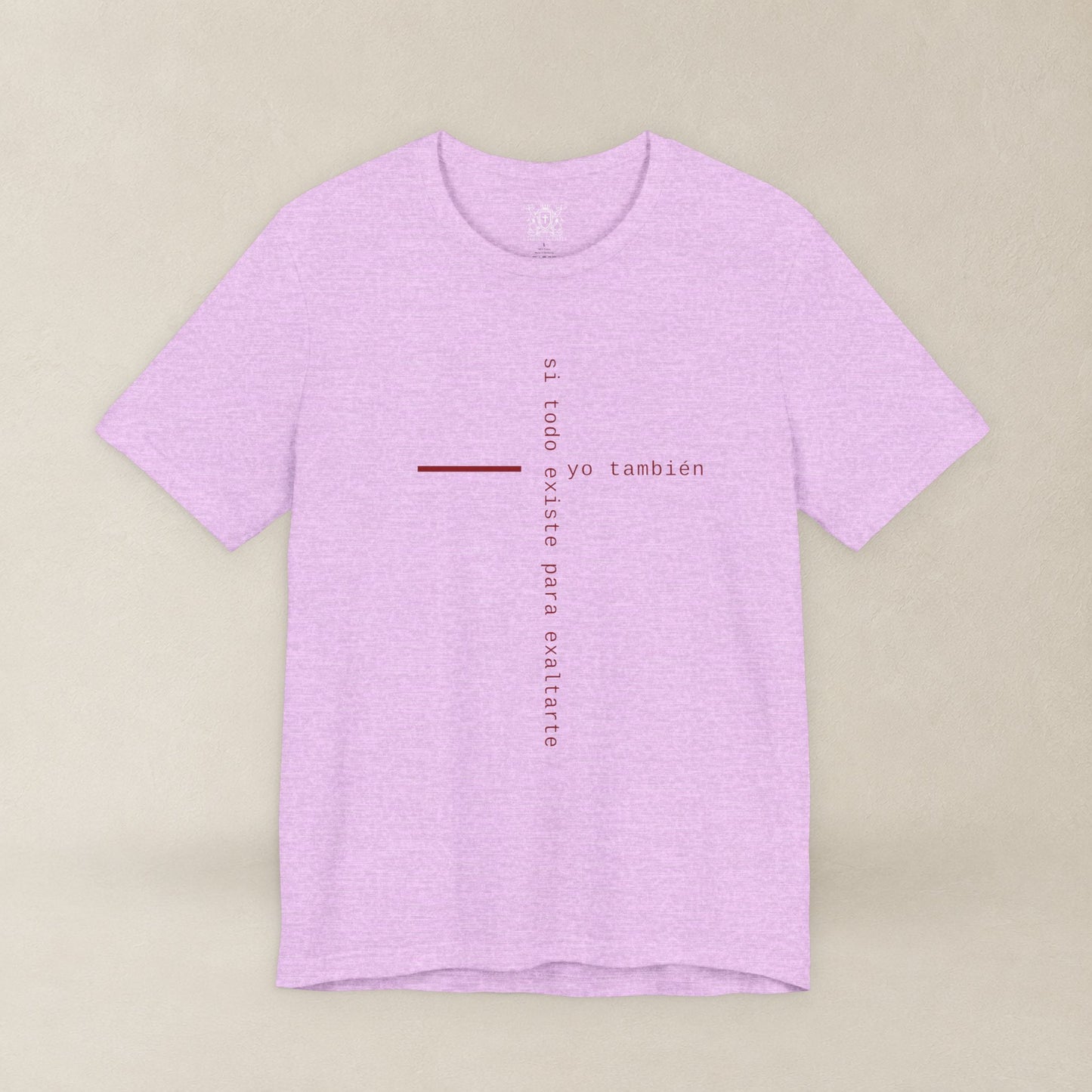 Yo También — Apocalipsis 4:11 Camiseta Cristiana Cruz Tipográfica | Christ Scouts