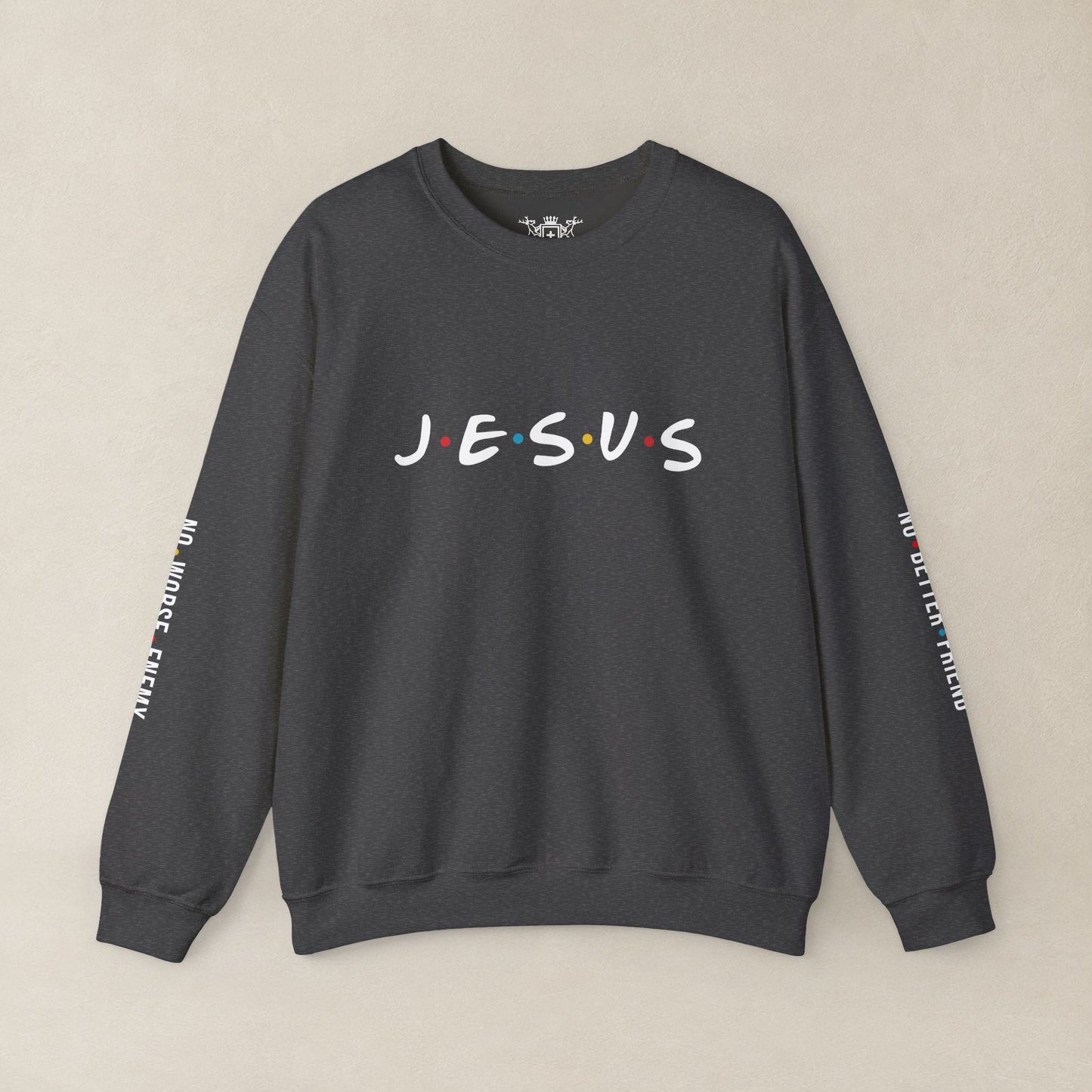 JESUS Crewneck Sweatshirt | Christian Streetwear | Faith Apparel
