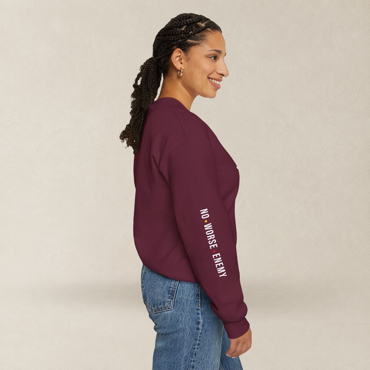 JESUS Crewneck Sweatshirt | Christian Streetwear | Faith Apparel