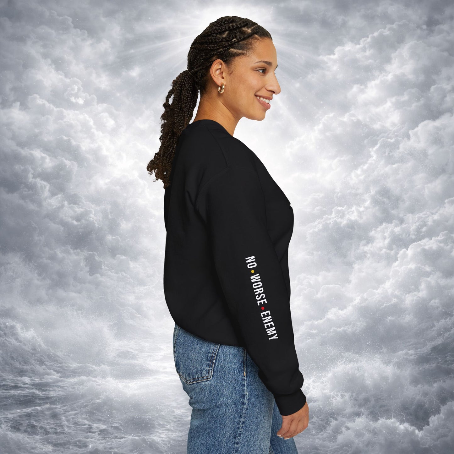 JESUS Crewneck Sweatshirt | Christian Streetwear | Faith Apparel