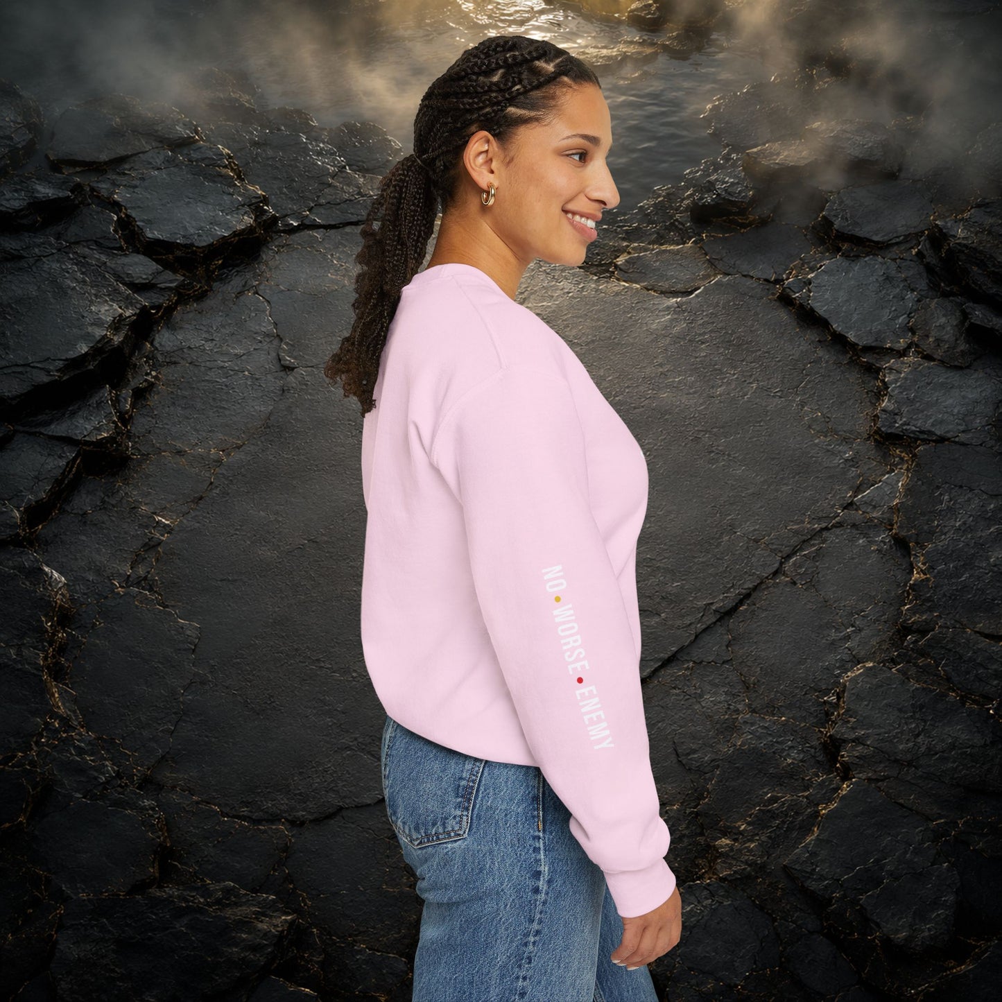 JESUS Crewneck Sweatshirt | Christian Streetwear | Faith Apparel