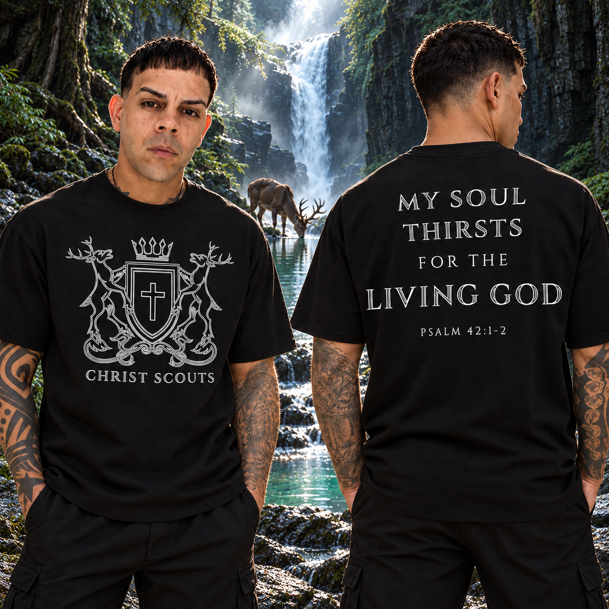 My Soul Thirsts Official Christ Scouts Tee